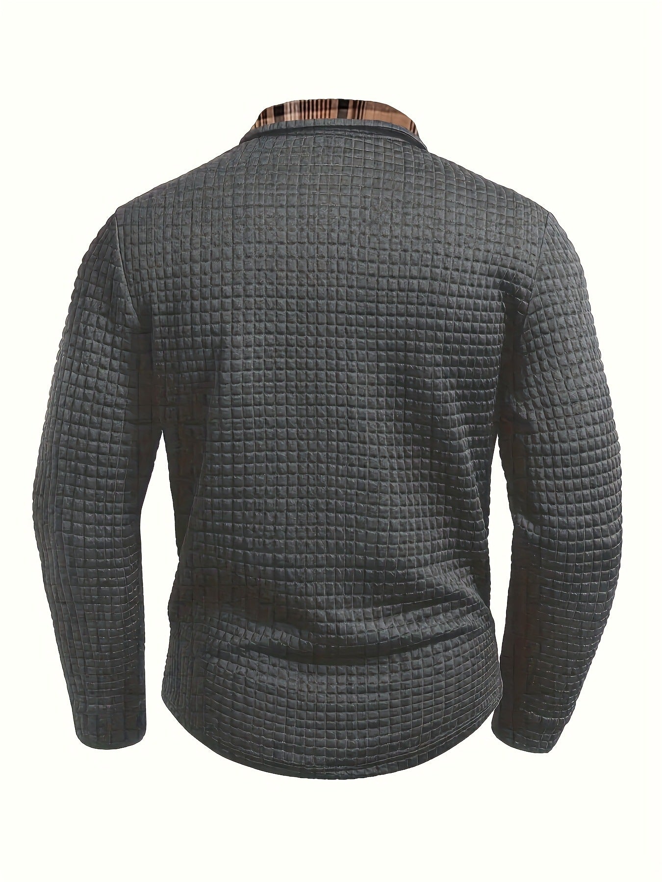 Polo Shirt with Checkered Pattern