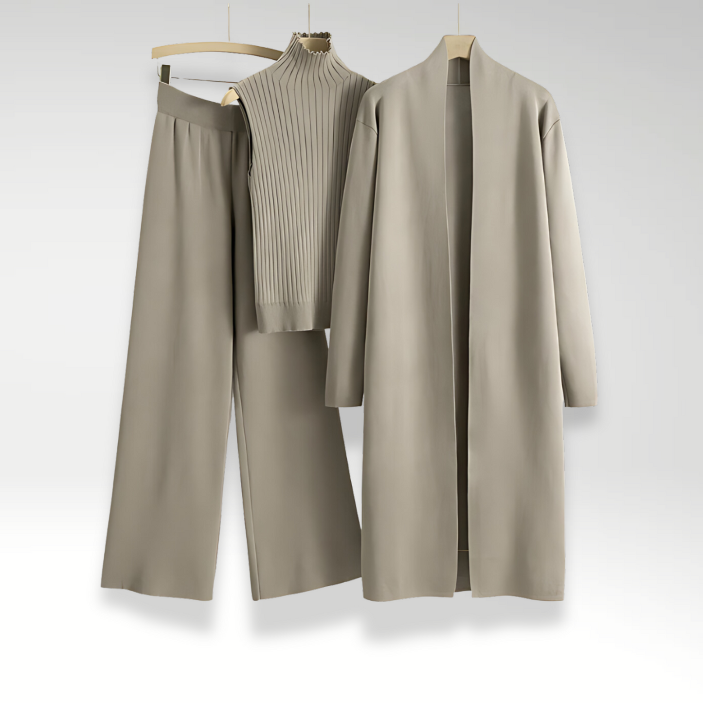 Luxury Three-Piece Knit Set