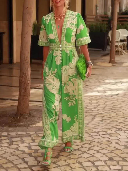 Elegant Floral Jumpsuit
