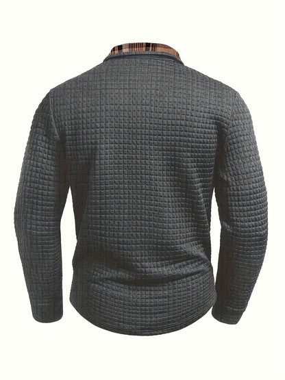 Polo Shirt with Checkered Pattern