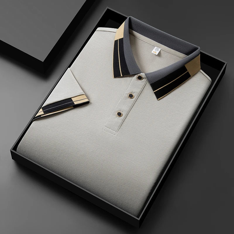 Luxe Regina™ | Polo Shirt with Contrasting Details